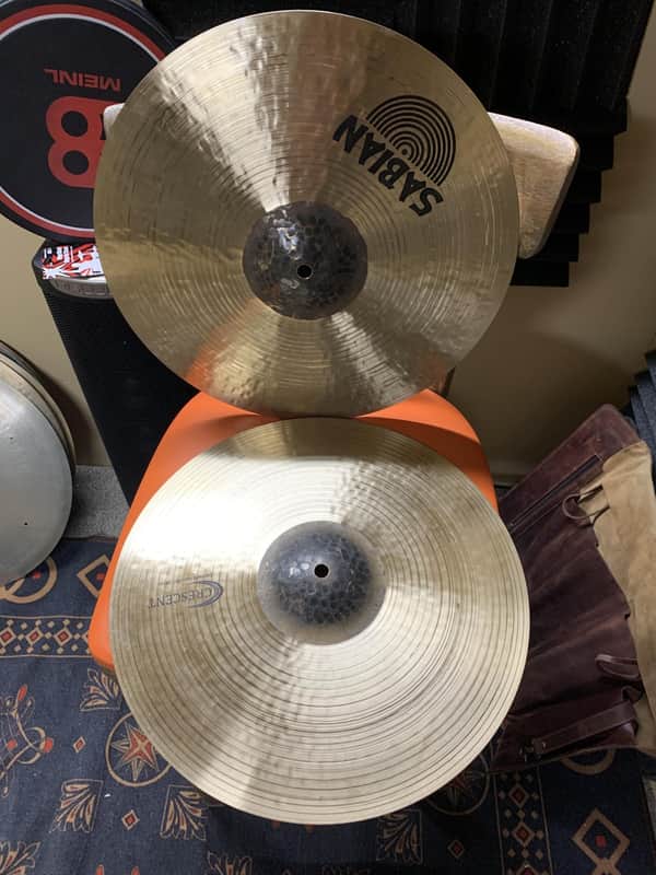 Sabian 15 Inch Crescent Element Hi Hat Cymbals 1136/1586 grams DEMO VIDEO