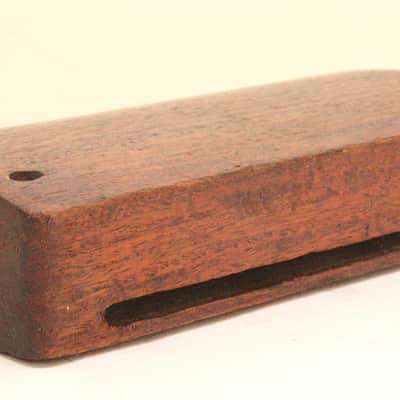 Ludwig WFL Rosewood Wood Block & Cowbell Set with Logo Stamped Nickel Plated Holder - 1940s / INSPECTED & TESTED image 7