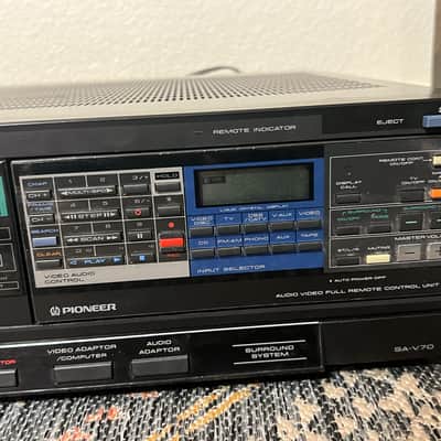 Vintage Pioneer SA-V70 1986 Receiver with Detachable Remote- Black image 10