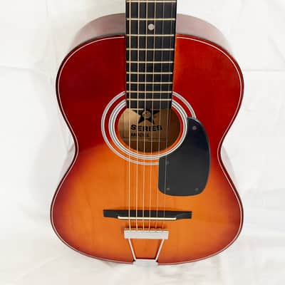 1970s Kay K-72S Starter Series Parlor Guitar Sunburst – Perfect Traveler image 3