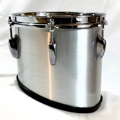 Pearl Championship Series 10" Marching Tom, Brushed Silver (New Old Stock, 2004) image 5