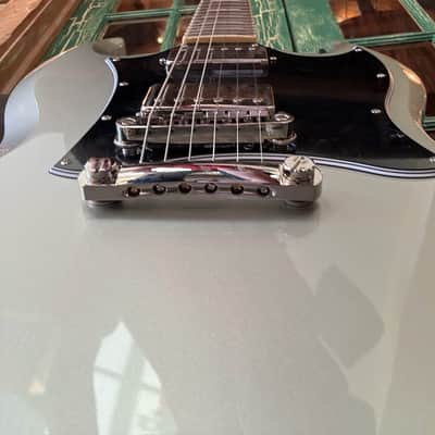 Epiphone SG Sandard Electric Guitar Silver Mist With Soft Epiphone Logo Case image 6