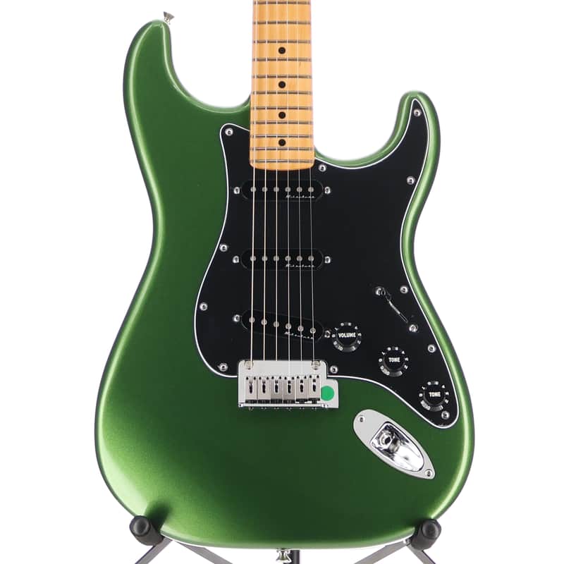 Fender Certified Pre-Owned Player II Modified Stratocaster, Maple Fingerboard, Harvest Green Metallic (F9) (49930) image 1