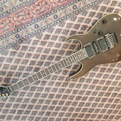 Ibanez SRGT 47 FM thru-neck spot model passive 24F 2003 - Dark Olive Green image 25