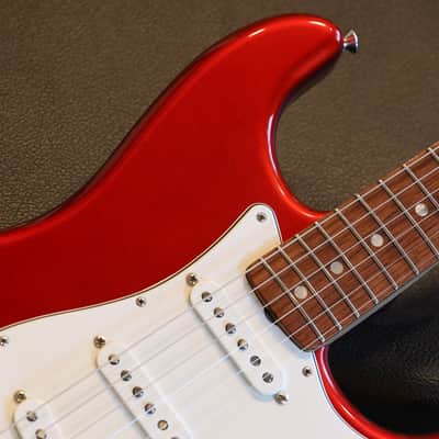 2008 Fender Custom Shop 1966 Stratocaster NOS Electric Guitar Candy Apple Red + COA OHSC image 3
