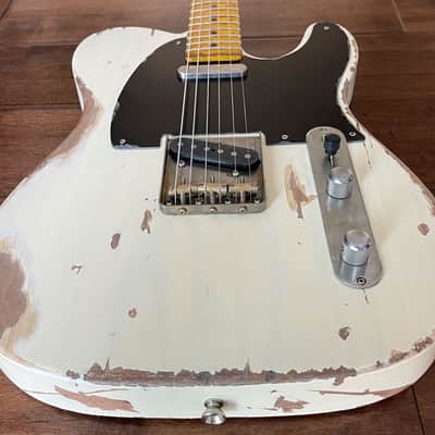 Nash Guitars Model T-52 Aged Mary Kay White Nitro Maple Neck VSN126 image 3