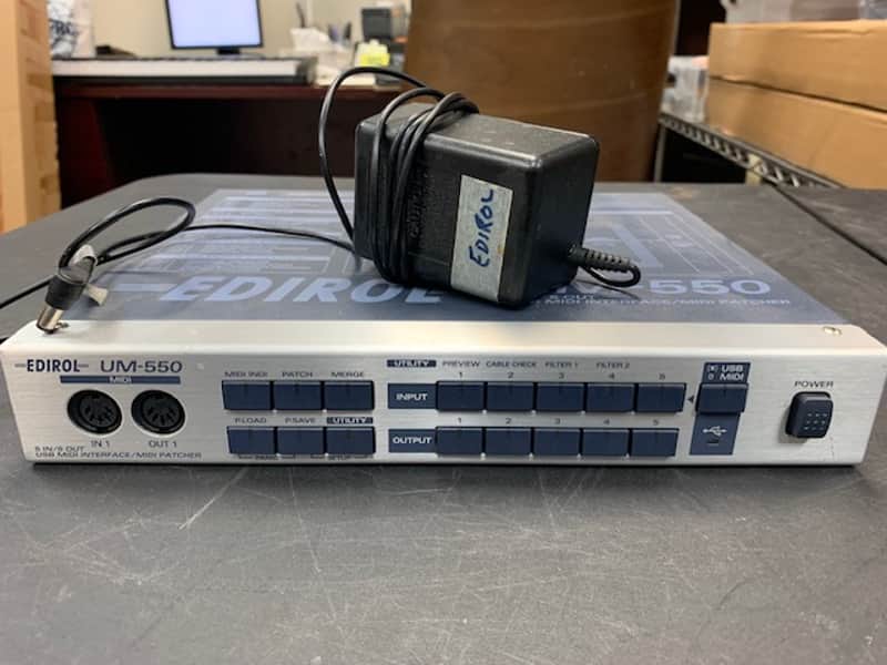 Edirol UM-550 Roland 5 IN / 5 OUT USB MIDI Interface Patcher w/ 100-240V PSU image 1