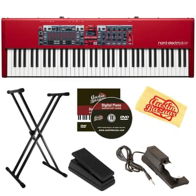 Nord Electro 6 HP 73-Note Hammer Action Stage Piano w/ Adjustable Stand