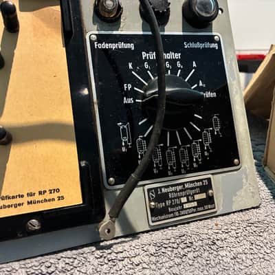 Neuberger RP270/2 tube tester image 5
