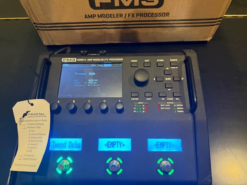 Fractal Audio FM3 Mark II Amp Modeler / FX Processor 2023 - Present - Black image 1
