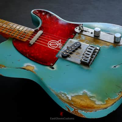 Fender Telecaster Daphne Blue Heavy Aged Heavy Relic image 8