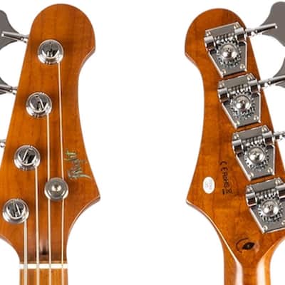 Flight MINI BASS JB SB Rock Series Roasted Poplar Body Roasted Maple Neck 4-String Electric Bass Guitar w/Gig Bag image 8