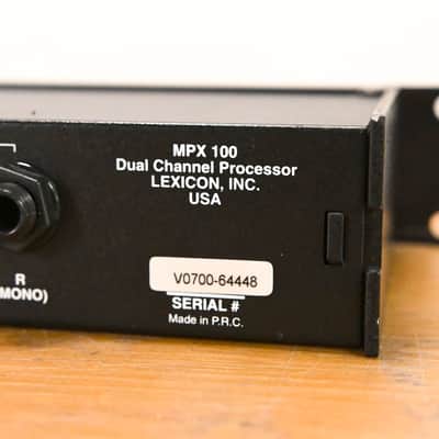 Lexicon MPX 100 Dual-Channel Effects Processor (NO POWER SUPPLY) CG01X7C image 10