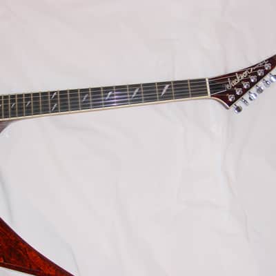 Jackson USA  Custom Shop NAMM Rhoads Doubleguitar, 1 of 1, ultra rare Root Beer Swirl image 17