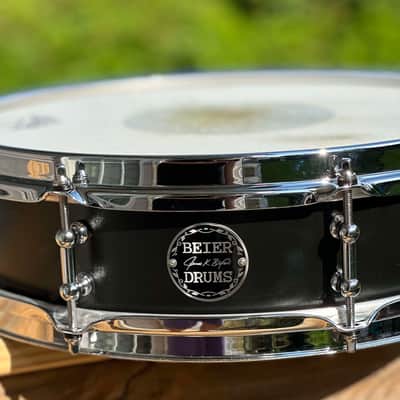 Beier 1.5 Steel 4x15 snare drum 2018 - Black image 5