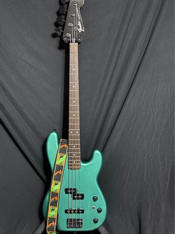 Fender MIJ Boxer Jazz Bass 2020 - 2022 - Sherwood Green Metallic image 1