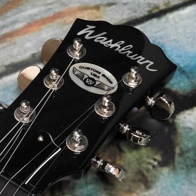 Washburn Idol WI-568 USA Custom Shop Dark Red/Amber image 5