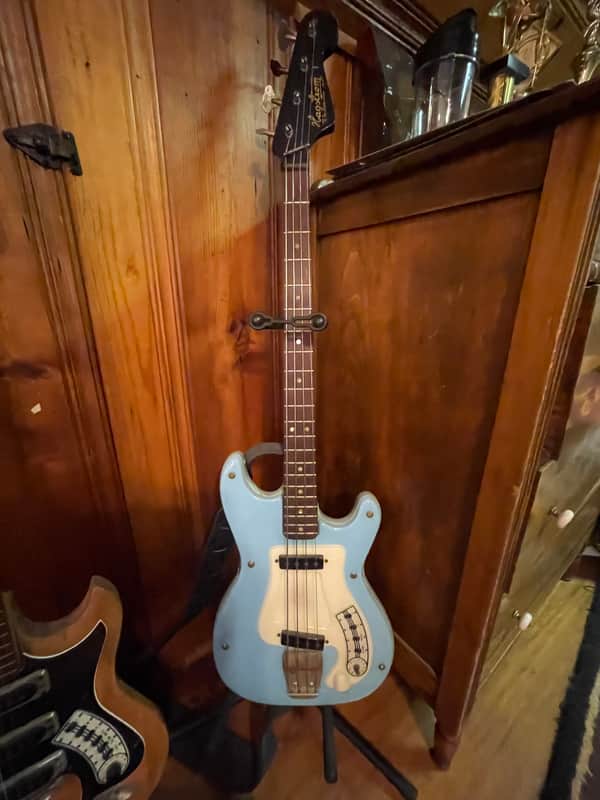 Hagstrom H I 1960s - Blue image 1