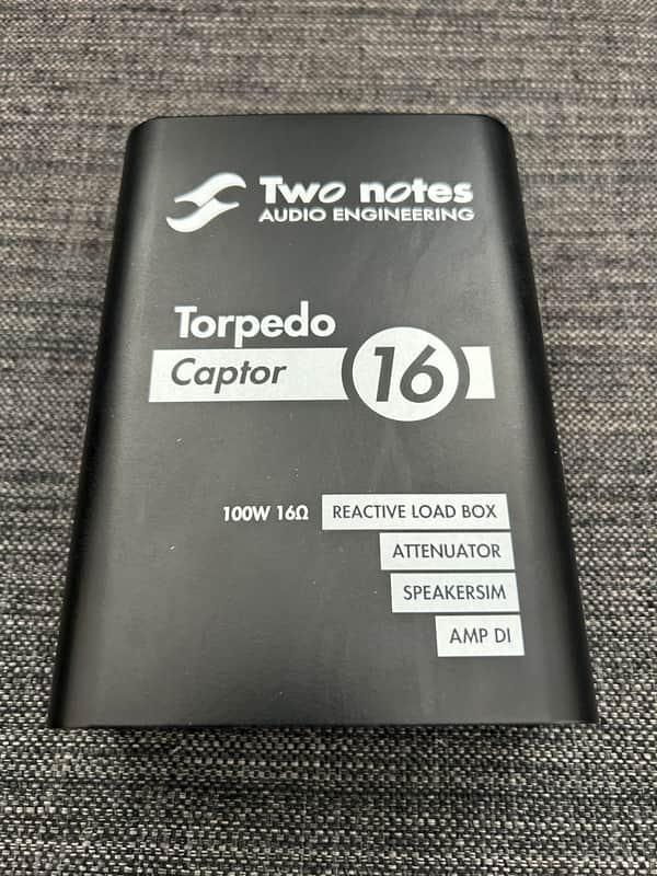 Two Notes Torpedo Captor Loadbox / Attenuator / DI - 16 Ohm
