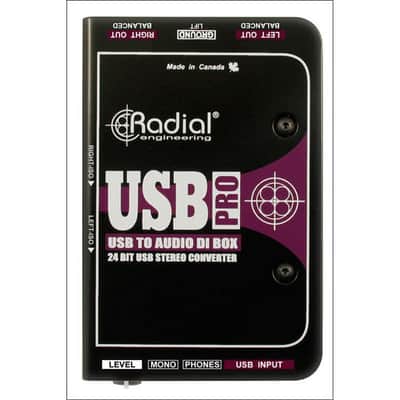 Radial USB-PRO | Stereo USB Laptop Direct Injection Box image 2