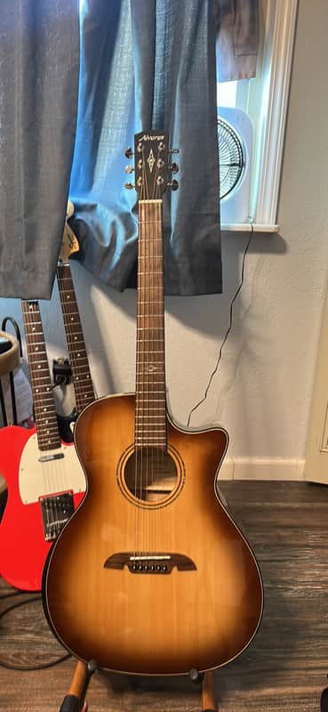 Alvarez AGFM810CEAR Artist Elite Grand Auditorium Acoustic-Electric Guitar ~2021 - Shadow burst image 1