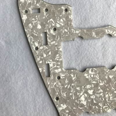 For US Jazzmaster Guitar Pickguard , 4 Ply Ivory White Pearl image 2