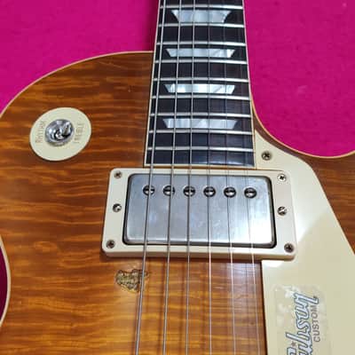 Gibson Les Paul Ultra Aged R9 BRAZILIAN ROSEWOOD Lemon drop (2018) + original vintage 1961 unsealed PAFS + 1959 hardware image 10