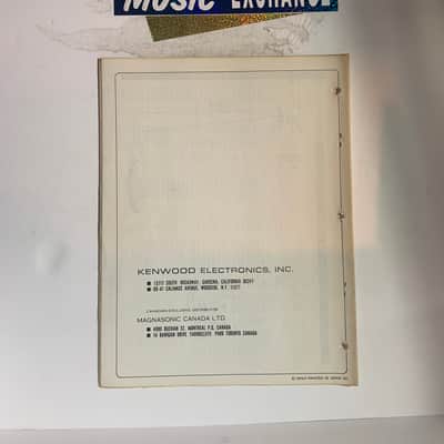 Kenwood Service Manual KR-77 1970 image 2