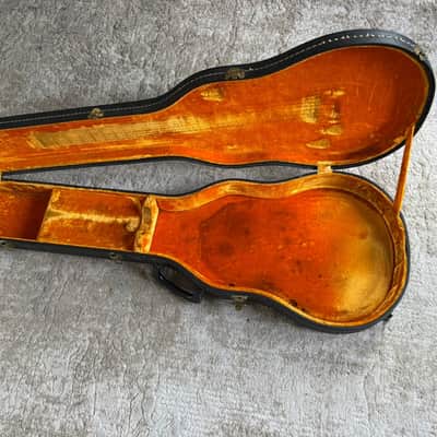 Vintage 1968 Gibson Les Paul Custom / Standard Case – 535 Orange Tolex – Excelsior/Stanford Latches image 12