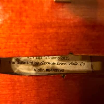 Gafiano 4/4 Violin anno 2025 w/ Case, Bow, and Accessories image 3