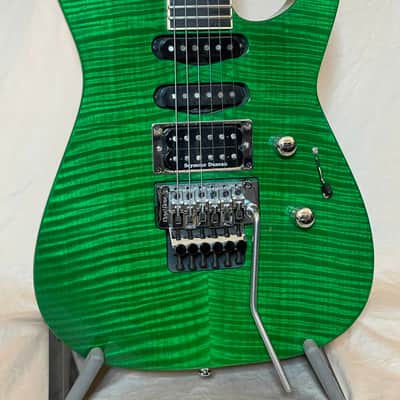 Jackson USA SL1 Soloist 1999 Transparent Green image 2