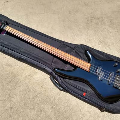 1992 Ibanez SR800 Bass - Black Finish - Active Electronics - Made in Japan image 1