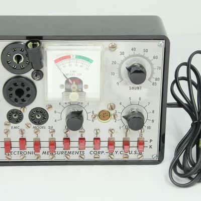 EMC Tube Tester Model 211 With Box And Manuals image 2