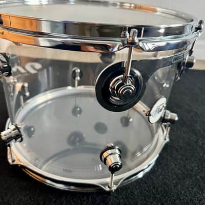 DW Acrylic Design Series Drum 9" x 12" Tom - Clear image 7