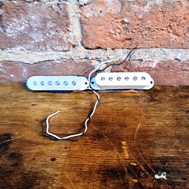 Low Wind Lawsuit Era Single Coil Pickups - Set of 2 (1970-80s - White) image 1