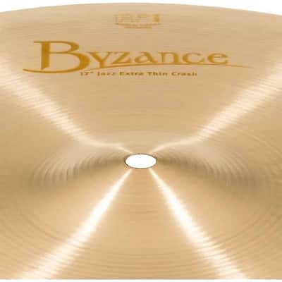Meinl Byzance Jazz B17JETC 17" Extra Thin Crash Cymbal (w/ Video Demo) image 4
