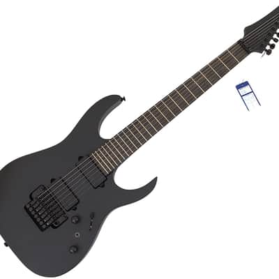 Ibanez RGRB720 Iron Label 7 String Guitar Black Flat B Stock image 1