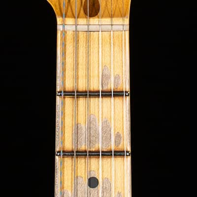 Fender Custom Shop Limited Edition 70th Anniversary Fat '54 Strat Relic/Closet Classic Hardware Chocolate 2-Color Sunburst (191) image 5