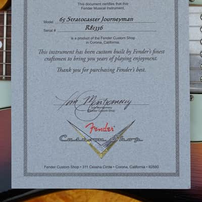 Fender Custom Shop 1965 Stratocaster HSS Journeyman - 3-Color Sunburst image 16