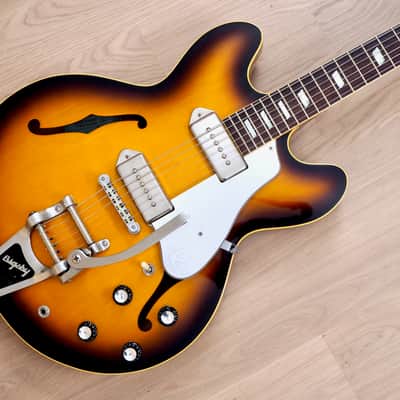1998 Epiphone Elitist '64 Casino Sunburst Near Mint w/ Bigsby & Case, Japan Terada, McCartney Spec image 1