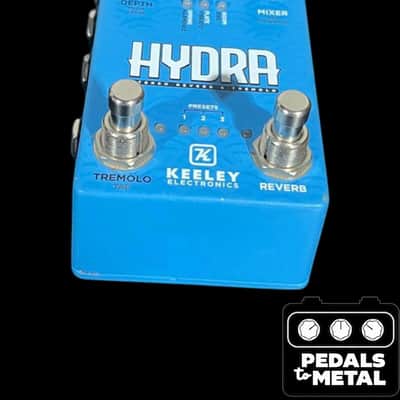 Keeley Hydra Stereo Reverb & Tremolo 2020 - Present - Blue - X16511 image 2