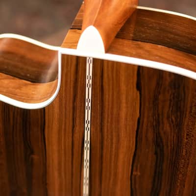 Martin Custom Shop Dreadnought Acoustic Guitar - Ziricote with Hardshell Case image 12