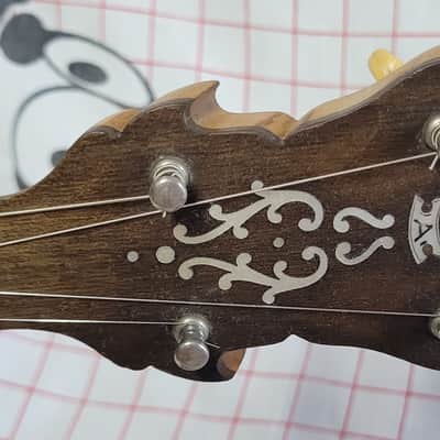 1920's? Triple X Super 17 fret Tenor Banjo, HC William L Lange image 3