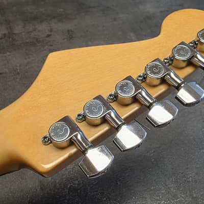 ESP SE Stratocaster Custom 80s Natural Mahogany Body USA Kent Armstrong Vintage American DiMarzio Pickup Brass Kahler Bridge Gotoh Switch MIJ Japan UK Fender Super Strat Parts Guitar Partscaster image 7