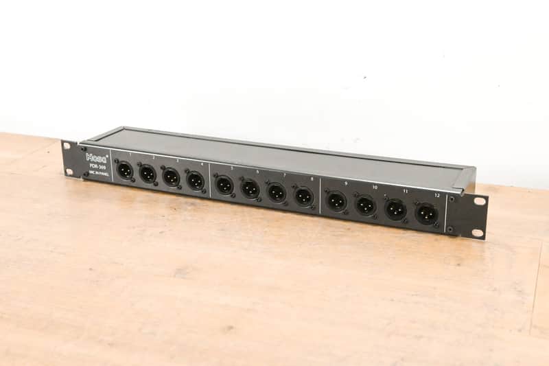 Hosa PDR-369 XLR3F to XLR3M Patch Bay CG012KD image 1