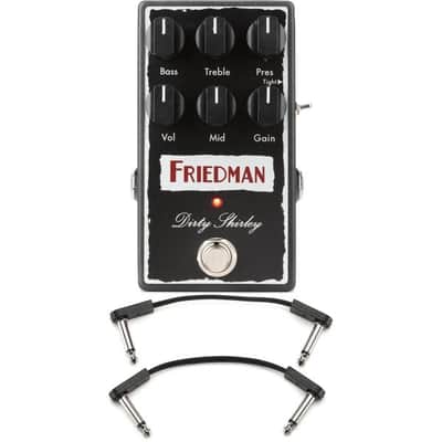 Friedman Dirty Shirley Overdrive Pedal with 3 Patch Cables image 3