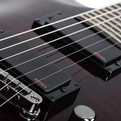 Schecter Hellraiser C-1 Electric Guitar Black Cherry image 10