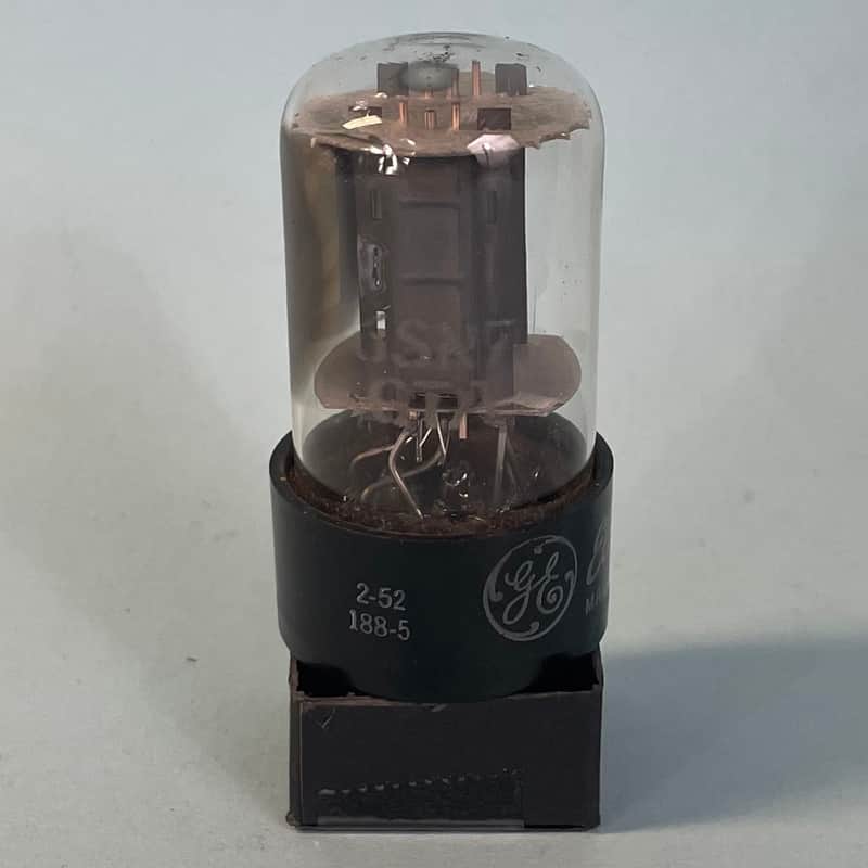 1962 General Electric 6SN7GTA Vintage Side Getter Made In USA Tube! T271 image 1