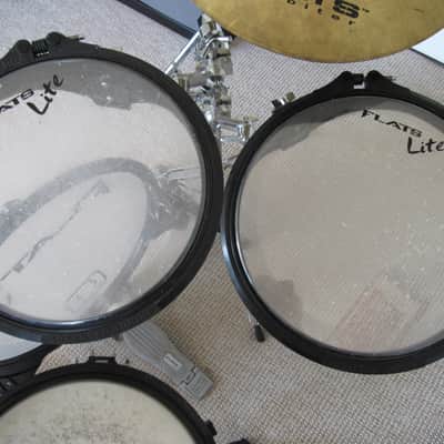 Arbiter Flats Drum Kit with Cymbals, Hardware and Cases image 6