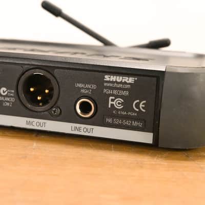 Shure PGX14 Wireless Bodypack System - 524-542 MHz (NO POWER SUPPLY) CG01YFT image 9